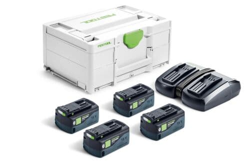 Energoapgādes komplekts SYS 18V 4xHP5,0/TCL6DUO