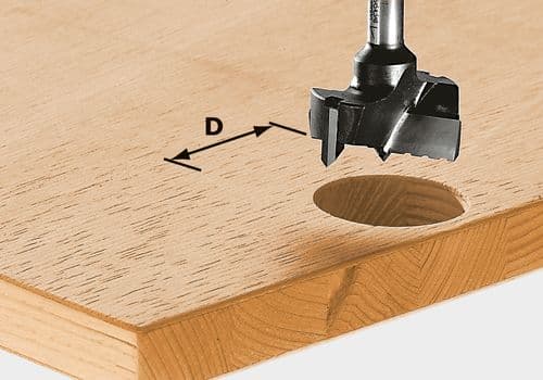 Hinge location cutter HW S8 D30