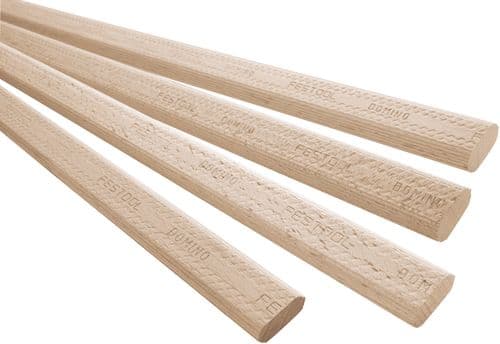 DOMINO kaiščių strypai iš buko medienos D 12x750/22 BU