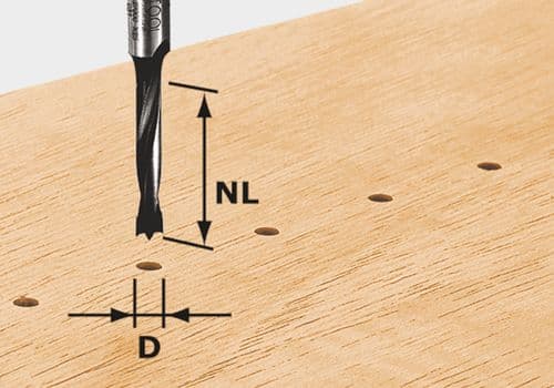 DOWEL DRILL HW S8 D6/30 Z