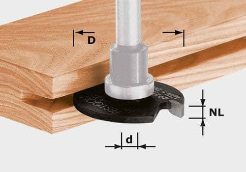 Disk groove cutter HW D40x1,5