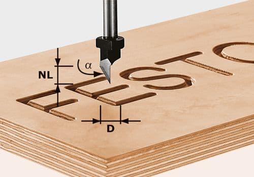 Freza užrašams HW S8 D11/60°