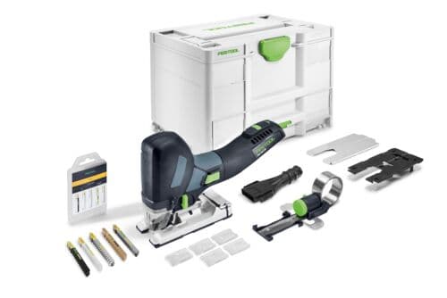 Akumuliatorinis siaurapjūklis PSC 500 EB-Basic-Set