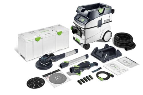 Sienų ir lubų šlifuoklio bei siurblio rinkinys LHS 2 225 EQI/CTL 36-Set