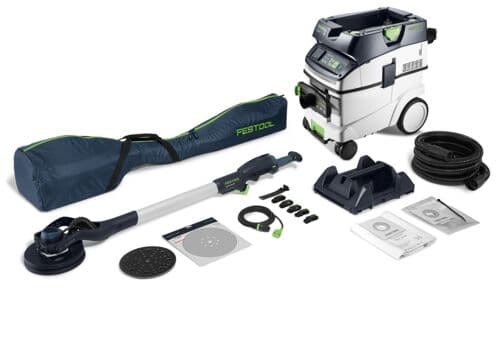 Sienų ir lubų šlifuoklio bei siurblio rinkinys LHS 2-M 225 EQ/CTM 36-Set